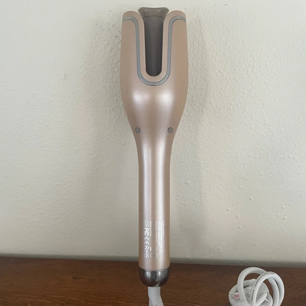 EYESUN Automatic Portable Rotating Hair Curling Iron Ceramic‎ LCD Display WORKS!